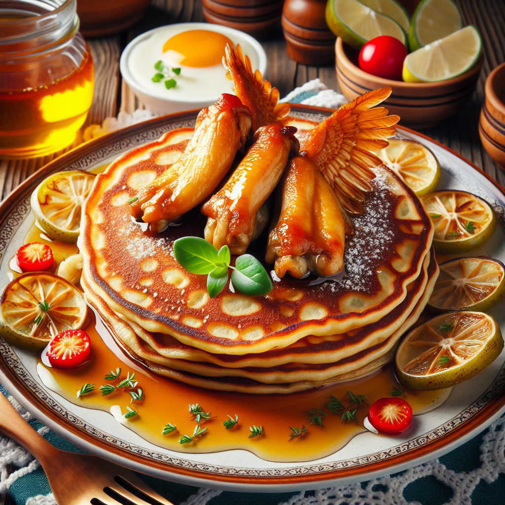 skrzydełka w cieście naleśnikowym