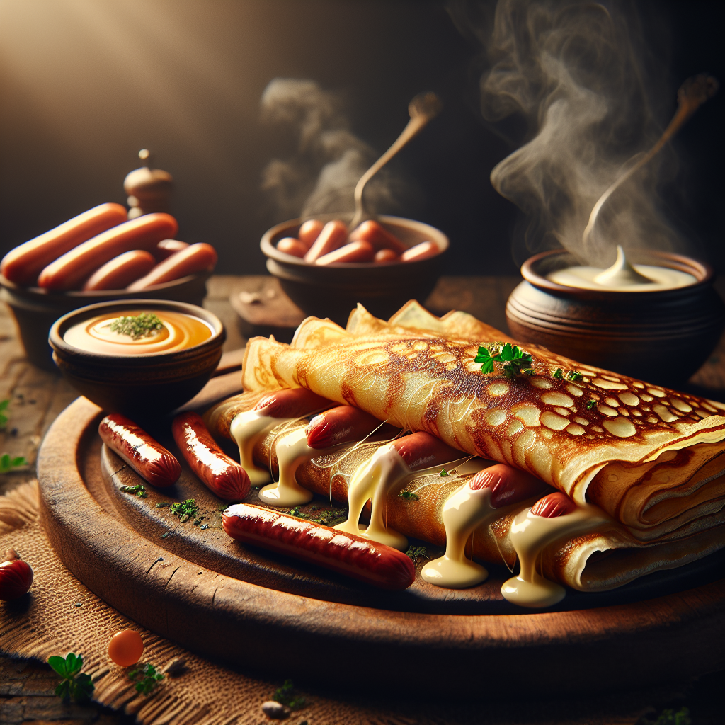 naleśniki z par&oacute;wką i serem