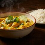 kurczak w sosie curry z mango