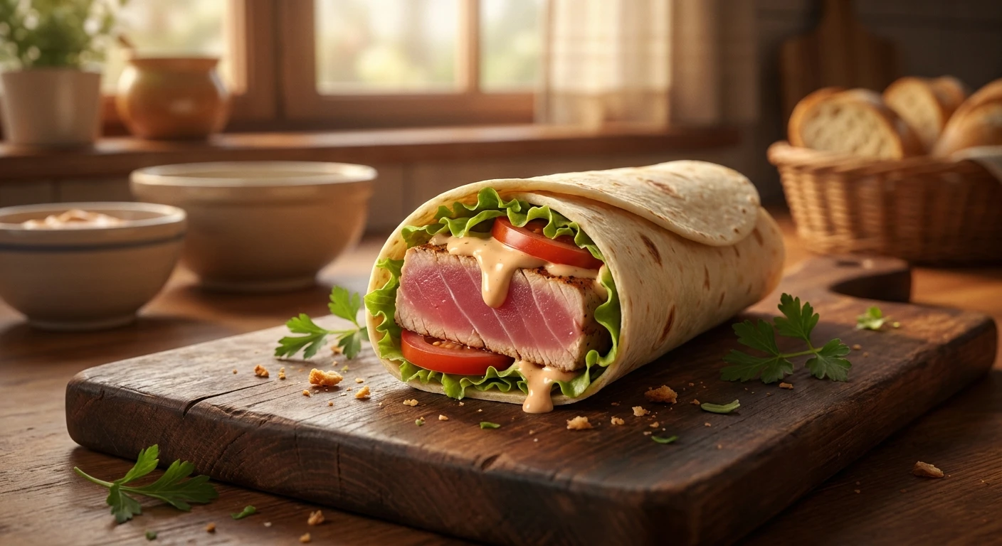 tortilla z tuńczykiem