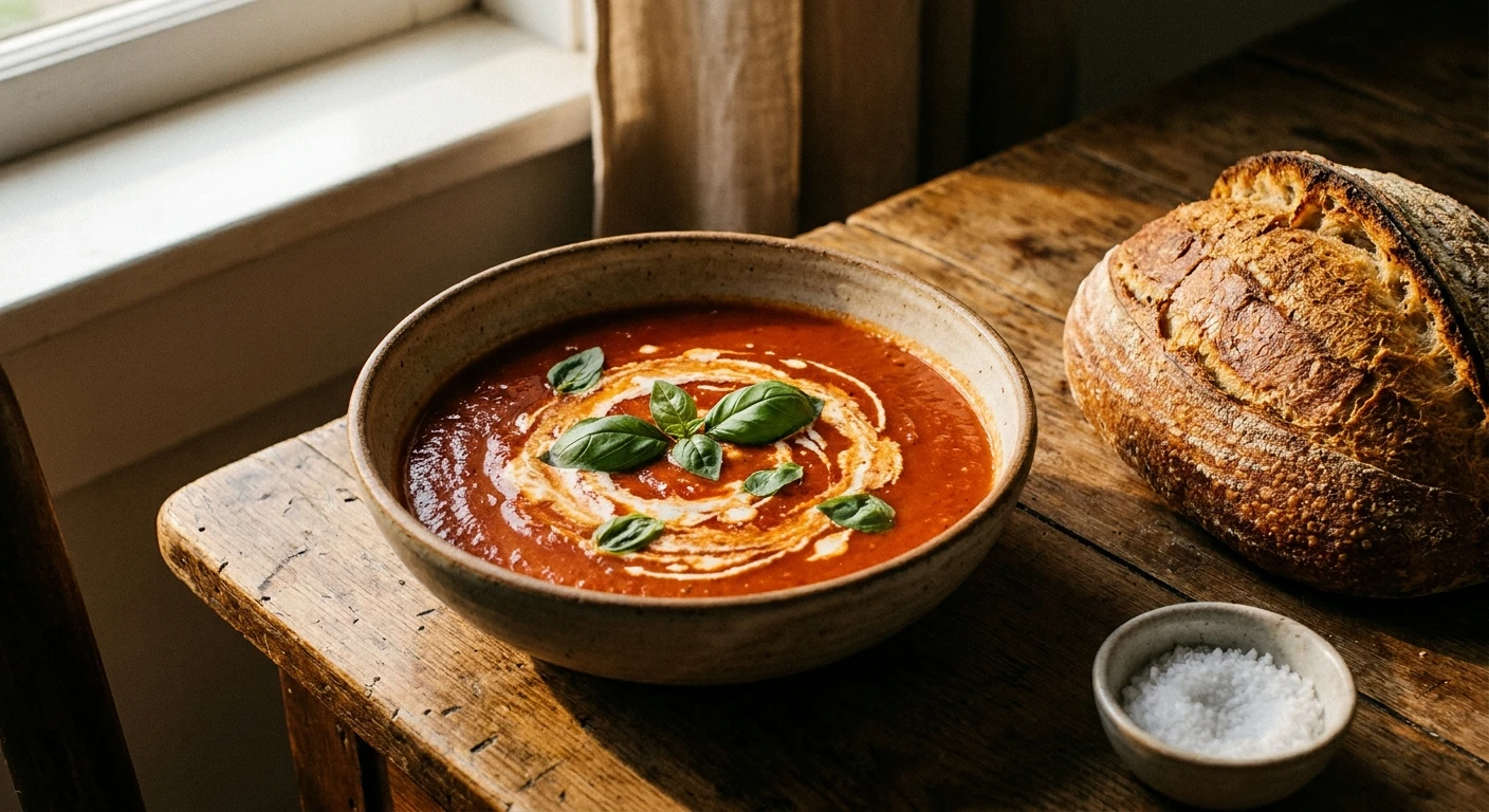 Zupa pomidorowa ze świeżych pomidorów – Przepis